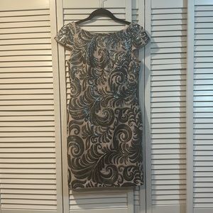 Art deco sequin cocktail dress